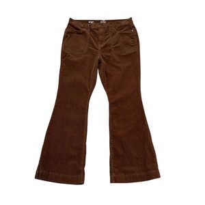 A New Approach High Rise Flare Corduroys Size 12P Brown